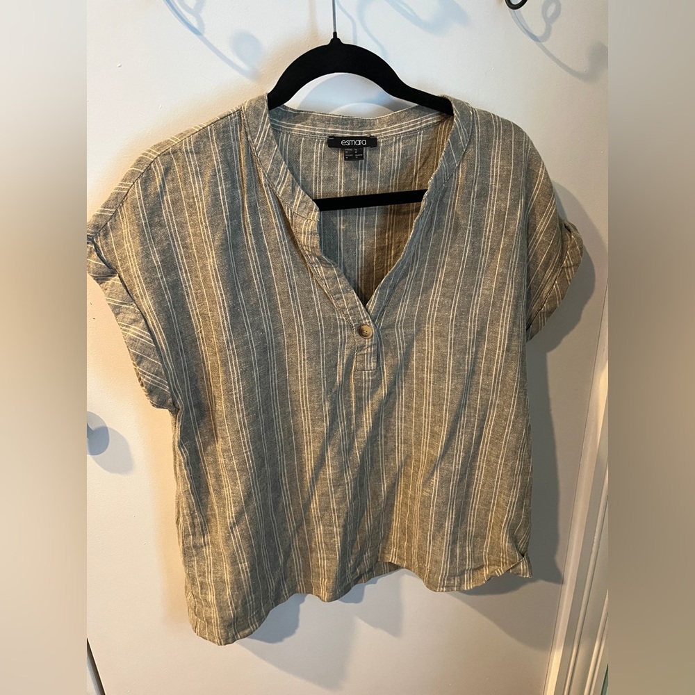 Esmara Pin-Striped Linen Shirt